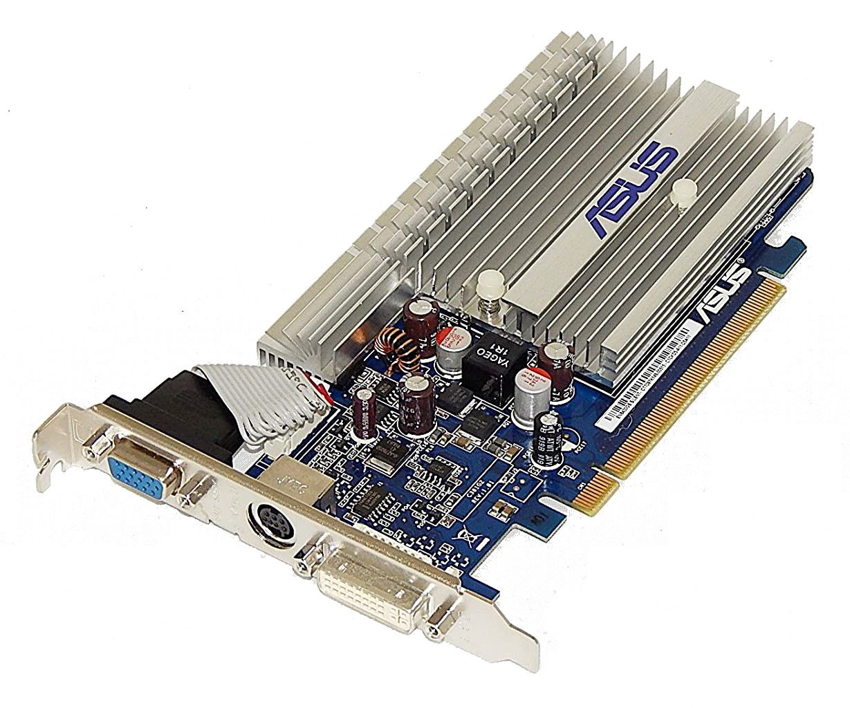 Grafische kaart nVidia GeForce 7500LE 64MB DDR2 PCI-E 16x 1.1 DVI VGA S-VIDEO G72 ASUS